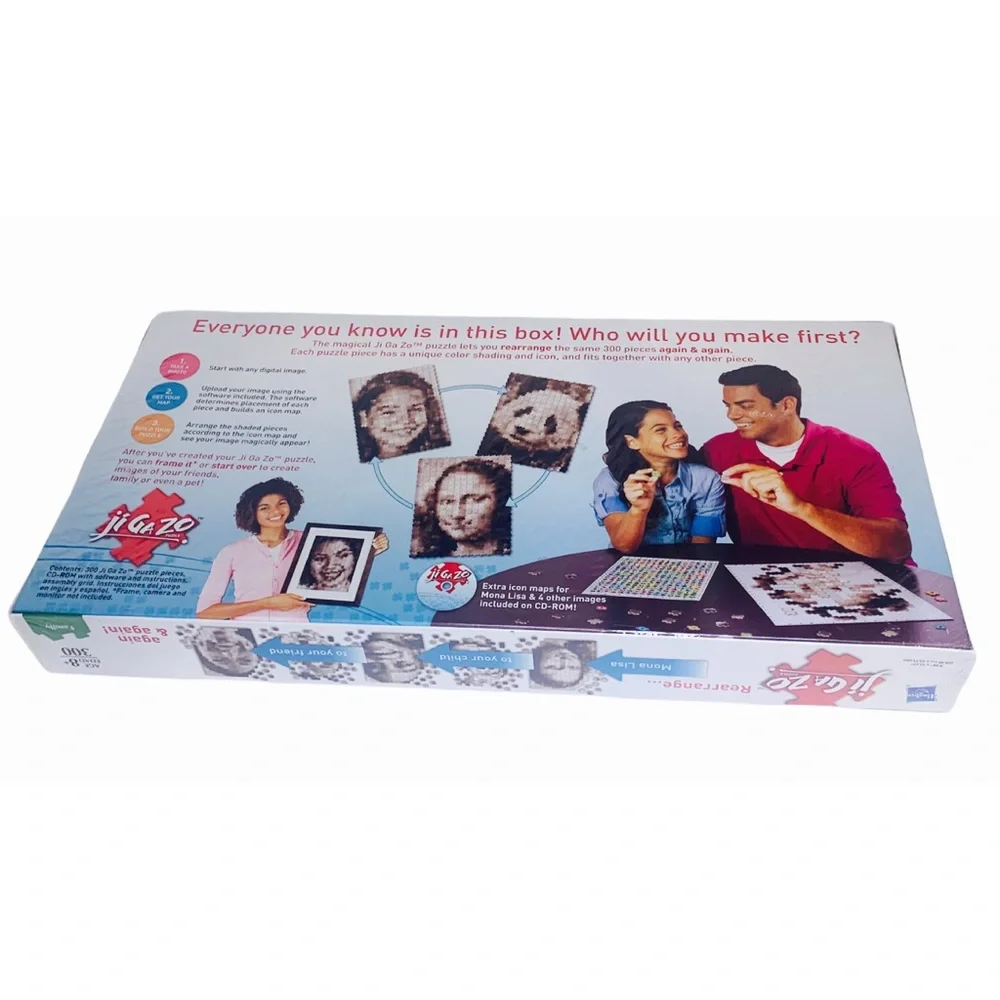 New Hasbro Jigazo 300 Piece Puzzle Family 8+ Factory Sealed NEW 2010